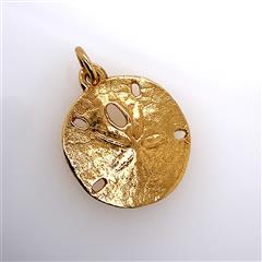 James Avery Sand Dollar 14K Yellow Gold Pendant (DG7191049) | eBay